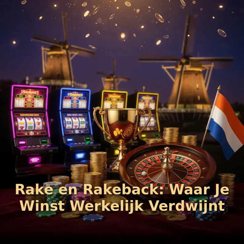 Croupier schuift chips over groen vilt